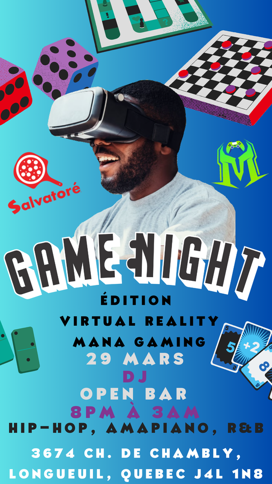 GameNight with OpenBar! 29 mars! 8PM-3AM